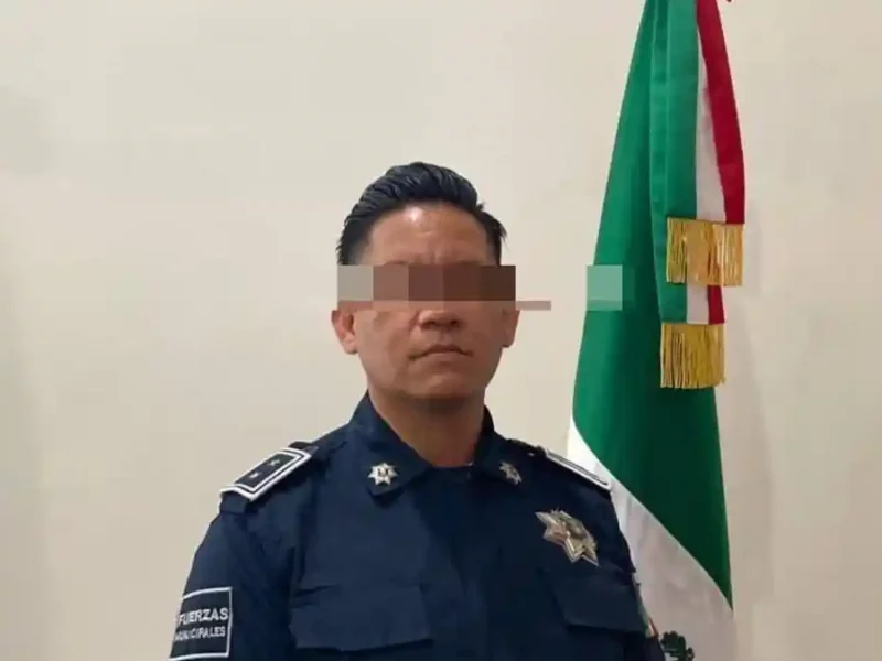 José Miguel S. H., el policía extorsionador de Veracruz.