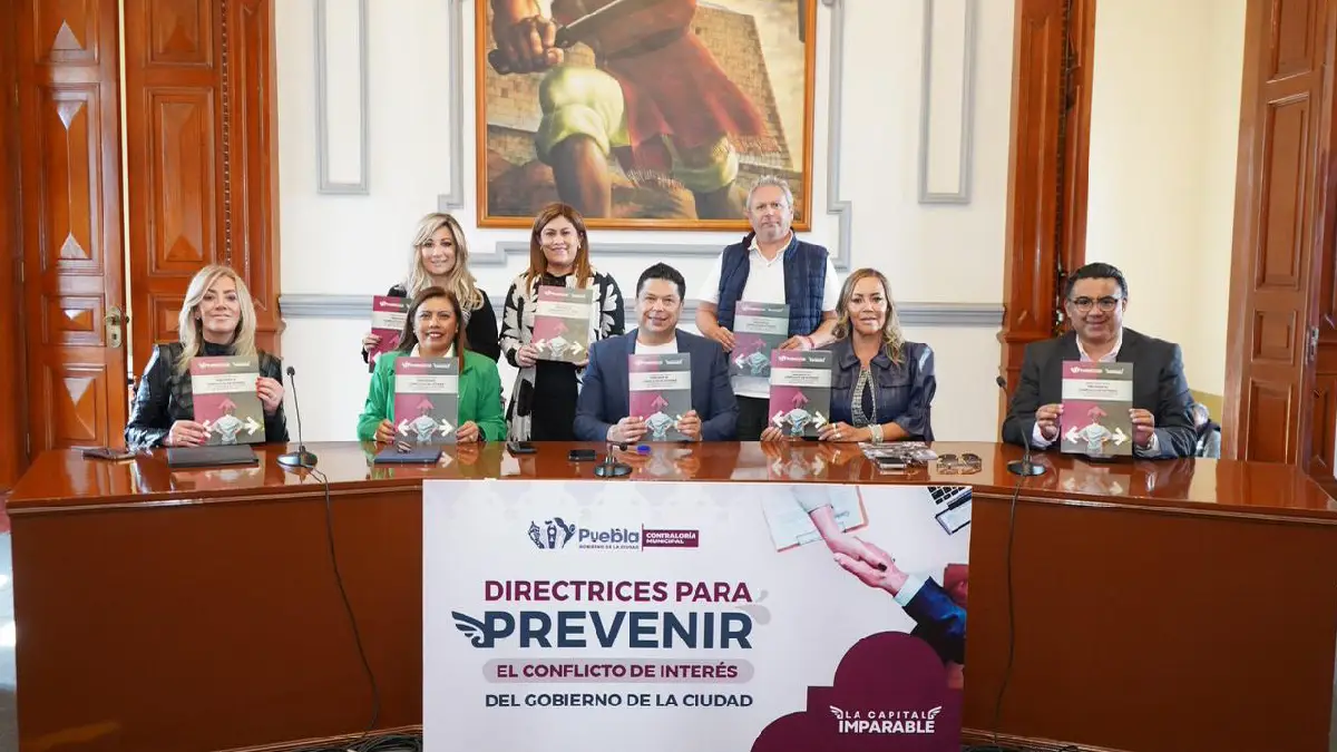 Presenta Gobierno de la Ciudad directrices para Prevenir el Conflicto de Interés en el Ayuntamiento de Puebla