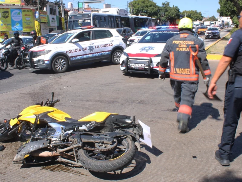 En Puebla capital, en promedio, cada hora ocurren dos accidentes automovilísticos 