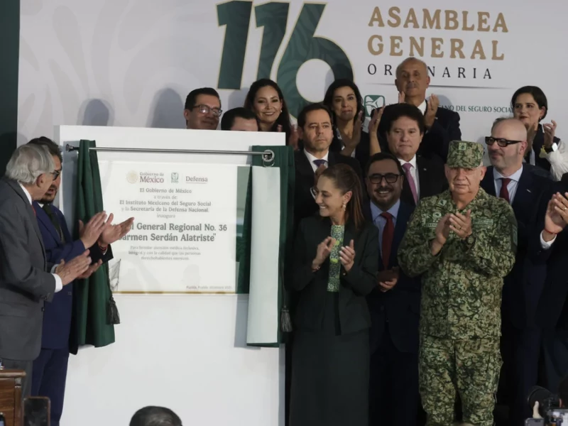 Inauguran y renombran el hospital IMSS San Alejandro: se llamará Carmen Serdán Alatriste 