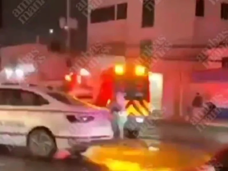 Delincuentes atropellan a una familia durante una persecución en el puente de La María