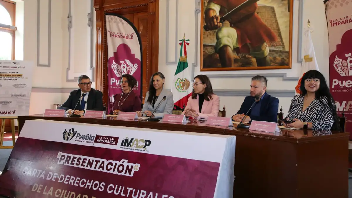 Presenta gobierno de la ciudad la primera carta de los derechos humanos culturales de Puebla