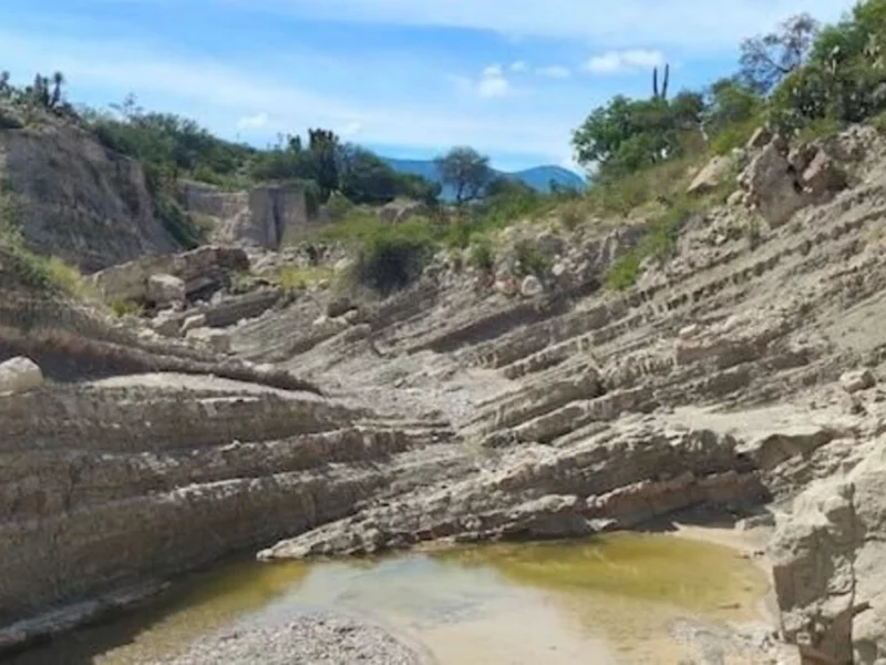 El INAH encontró huellas de dinosaurio en Tehuacán, Puebla 