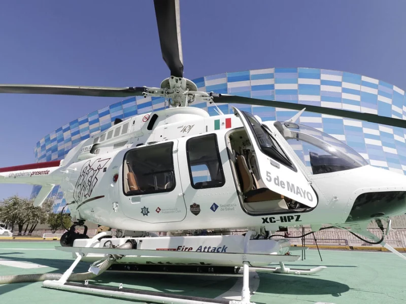 Helicóptero de los gobernadores de Puebla se usará para tareas de seguridad