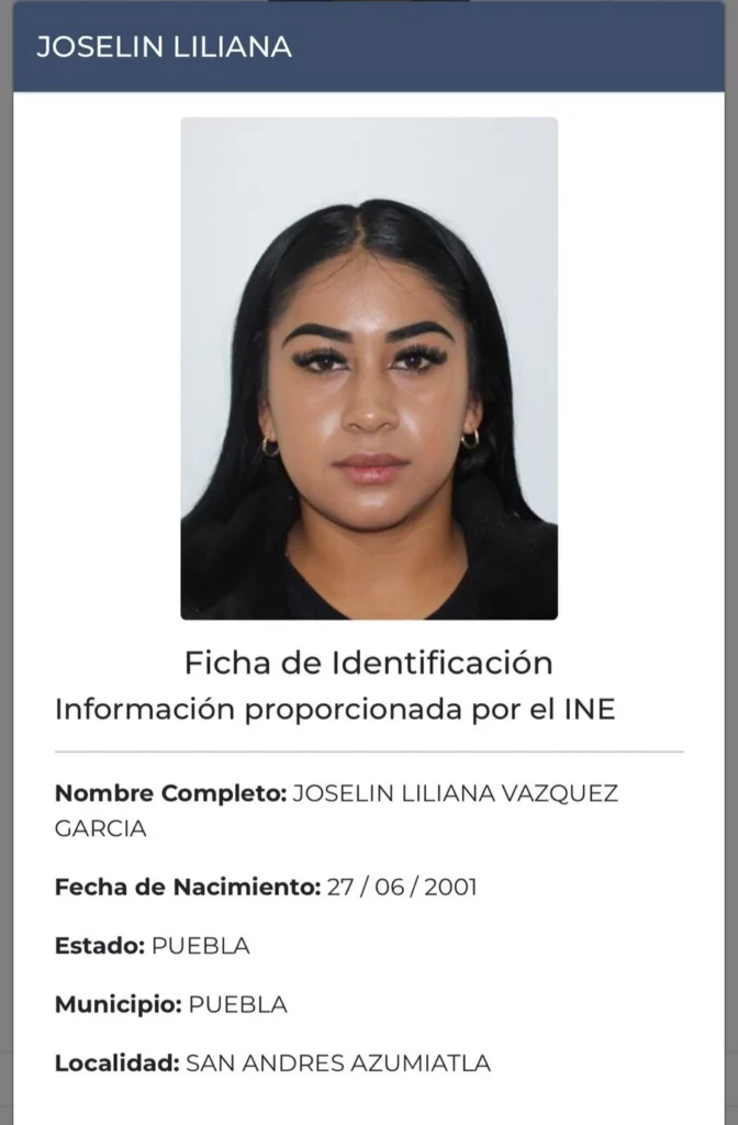 Se llamaba Joselin Liliana Vázquez García, la mujer asesinada y cuyo cuerpo abandonaron en un carrito de supermercado en Puebla.