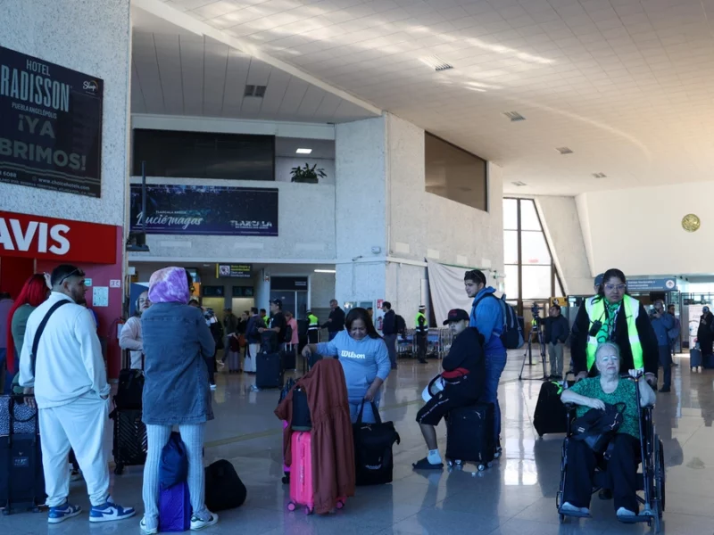 Crece en 8% el número de pasajeros del Aeropuerto de Puebla en 2025