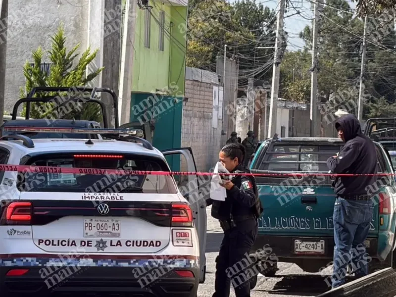 Balacera en San Francisco Totimehuacan deja un muerto.