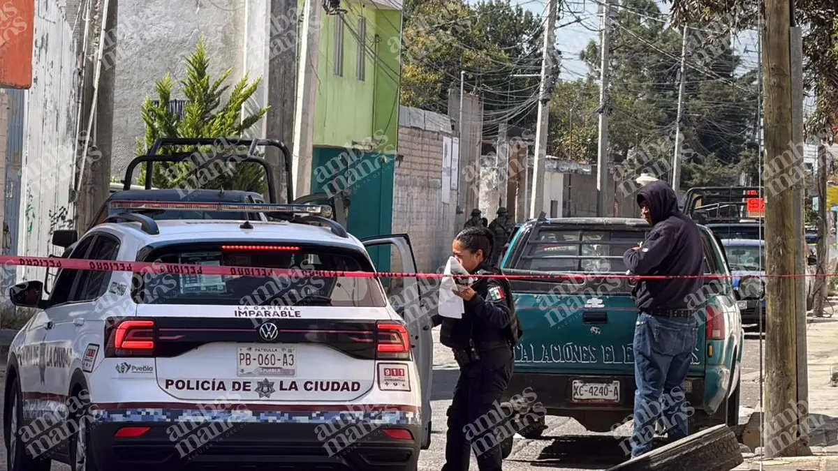 Balacera en San Francisco Totimehuacan deja un muerto.