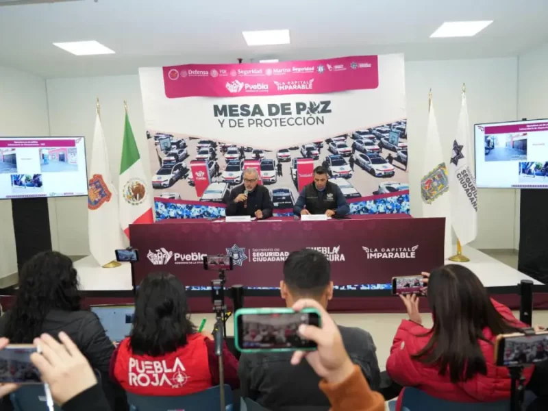 Baja incidencia delictiva en Puebla capital con Modelo Integral de Seguridad: Gobierno de Pepe Chedraui