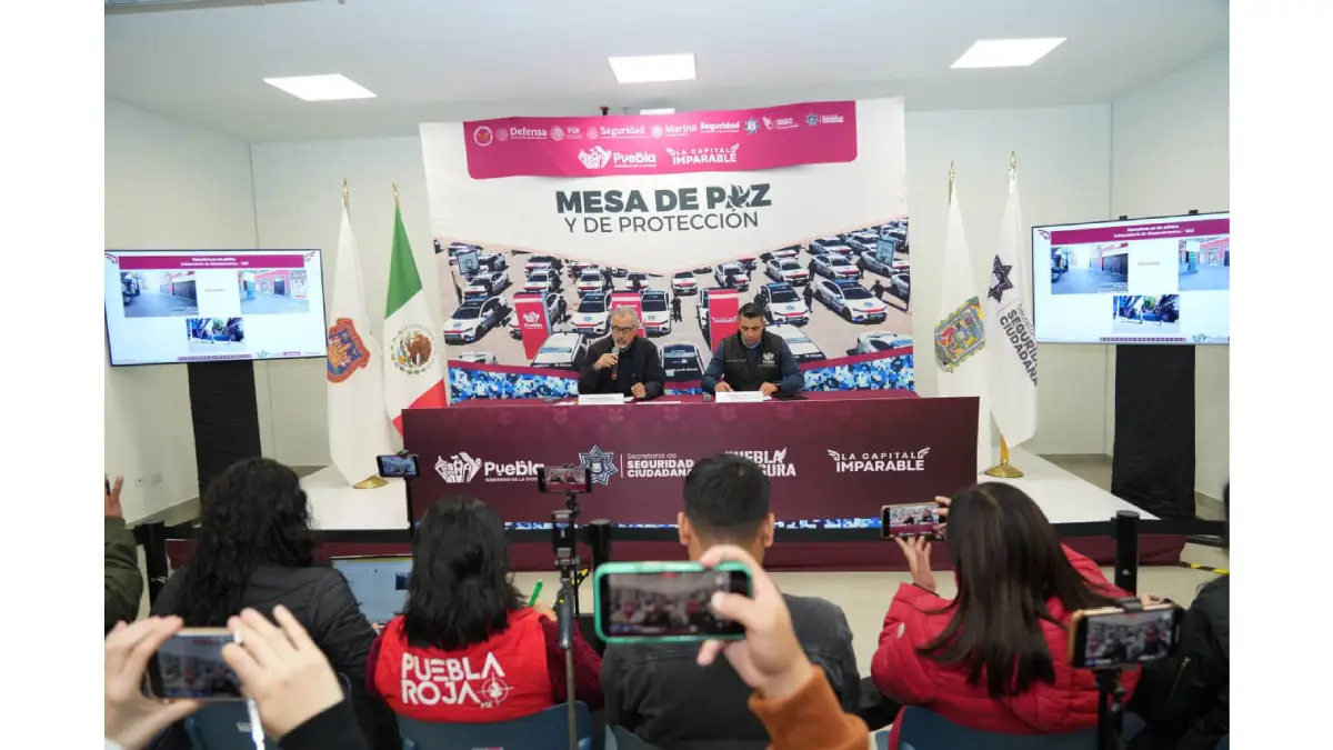 Baja incidencia delictiva en Puebla capital con Modelo Integral de Seguridad: Gobierno de Pepe Chedraui