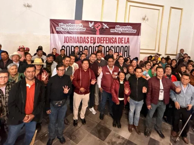 Andrés Villegas encabeza la Jornada en Defensa de la Soberanía Nacional en Ciudad Serdán