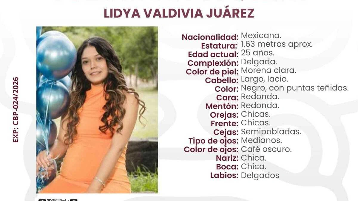 Geolocalización de Lidya Valdivia, embarazada y desaparecida en Puebla, apunta al Edomex: FGE