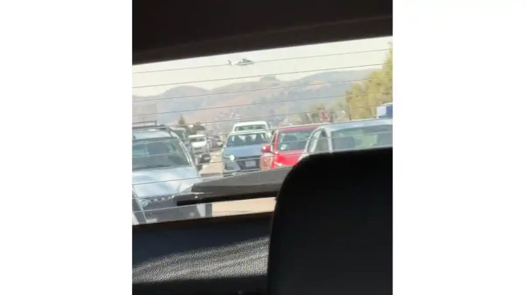 Patrullaje aéreo en el que se atendió la persecución en la Puebla-Atlixco.