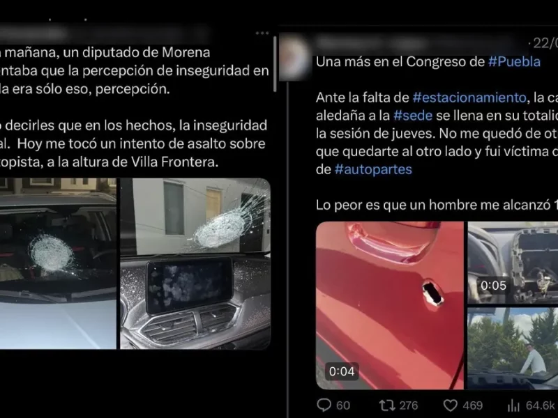 En solo una semana, cinco periodistas sufrieron robos y agresiones en Puebla.
