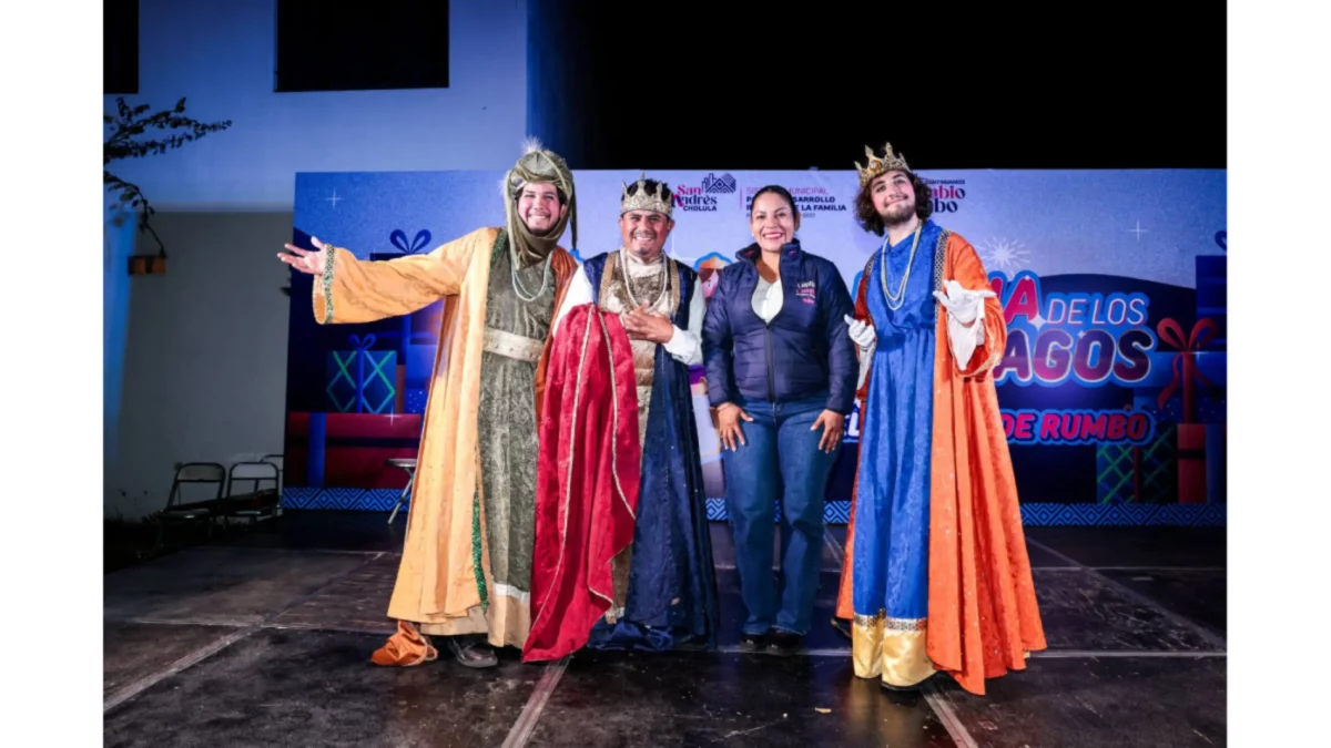 La magia de los Reyes Magos recorre San Andrés Cholula