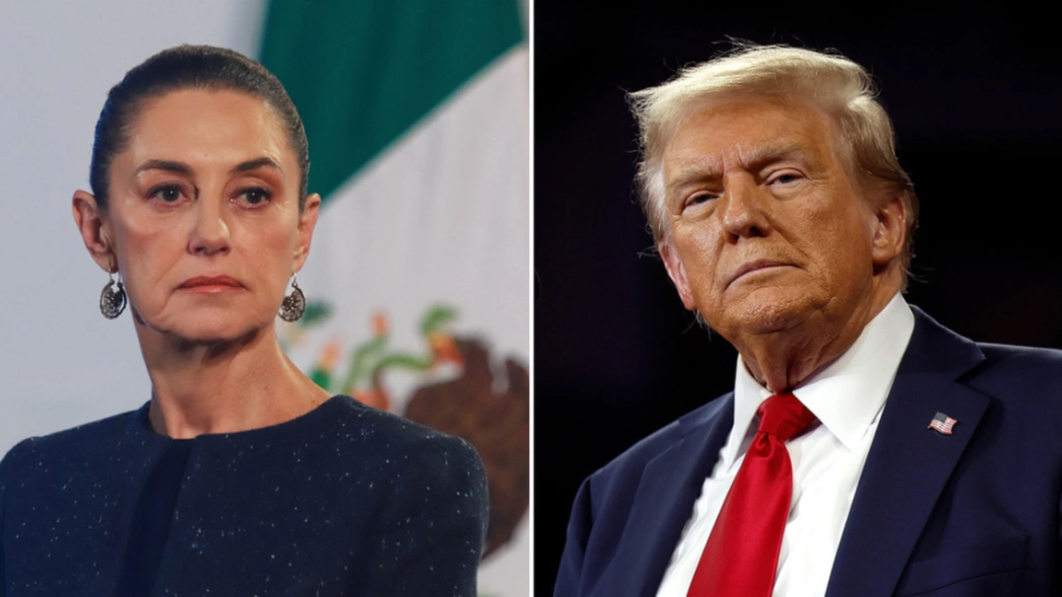 Trump amenaza con atacar por tierra a cárteles de México; Sheinbaum responde