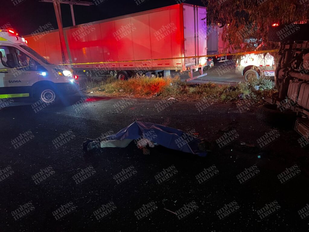 Víctima del accidente en La María.