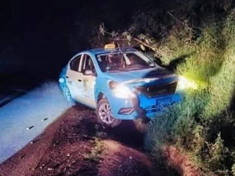 En un intento de asalto, matan a taxista en Huauchinango