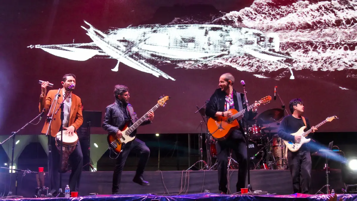 Huejotzingo hace historia con su primer concierto en las "Mascaritas" con los rumberos