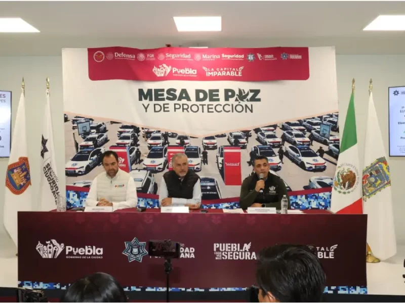 Baja incidencia delictiva en Puebla capital ante implementación de estrategias de seguridad: SSC