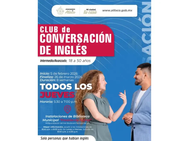 Arianda Ayala impulsa cursos de inglés en Atlixco