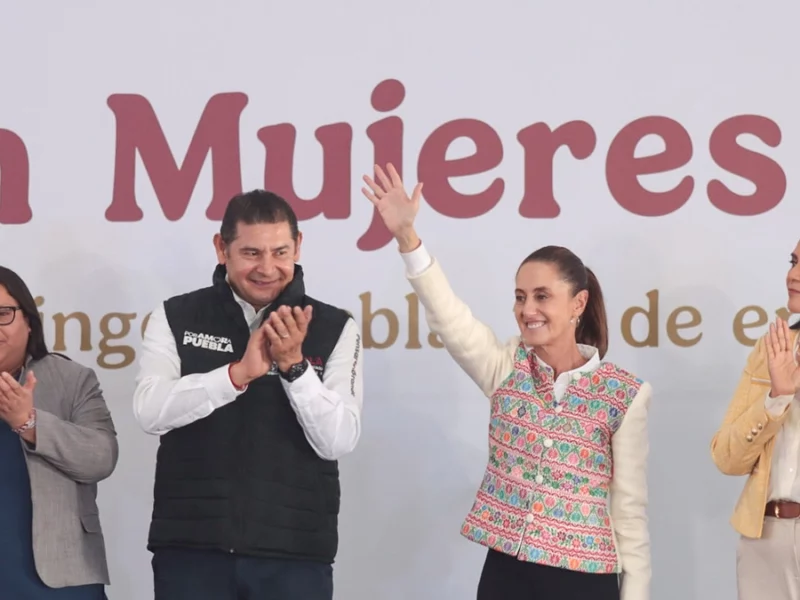 Así fue la primera visita de Claudia Sheinbaum a Puebla en 2026; respaldo total a Armenta
