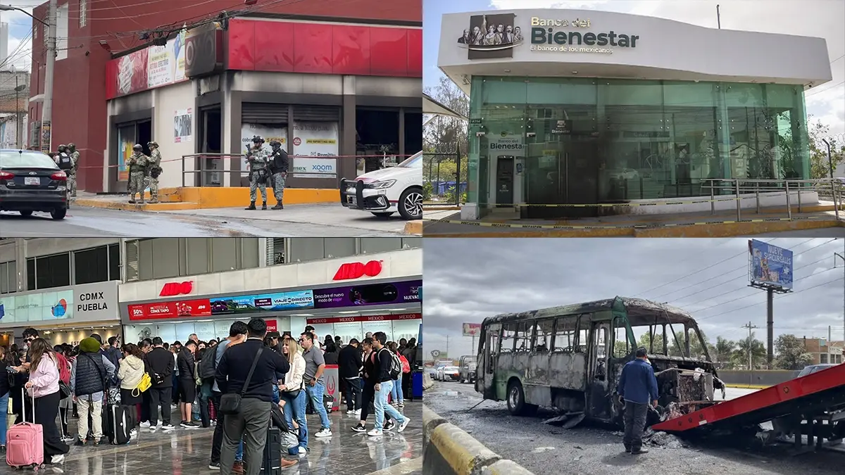 Caída de “El Mencho” sacude a Puebla y a otros 13 estados; Armenta declara que ya hay detenidos