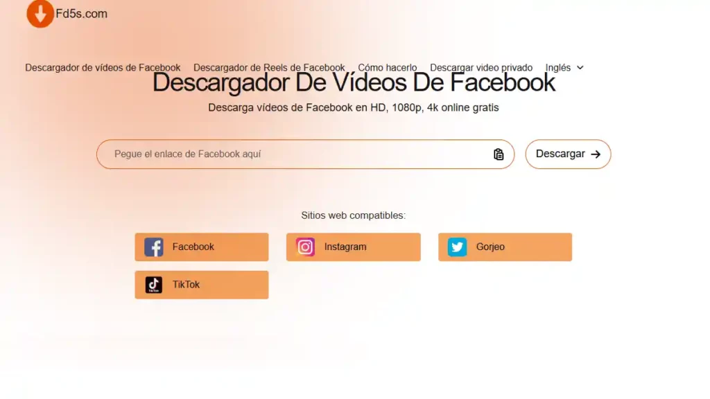 Descargador de videos Fd5s.