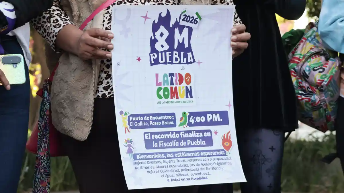 Anuncian marcha “Latido Común” por el 8M en Puebla.