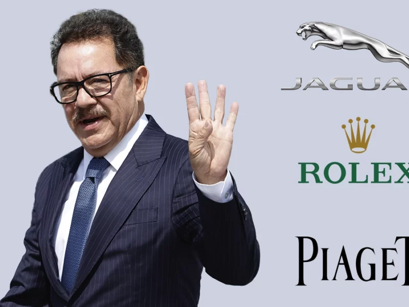 Nacho Mier reporta en su declaración un Rolex, un Piaget y hasta un Jaguar 
