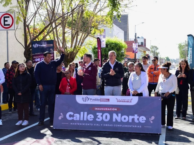 Pepe Chedraui entrega la rehabilitación de la calle 30 Norte; beneficiará a seis colonias 