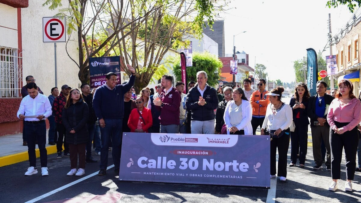 Pepe Chedraui entrega la rehabilitación de la calle 30 Norte; beneficiará a seis colonias 