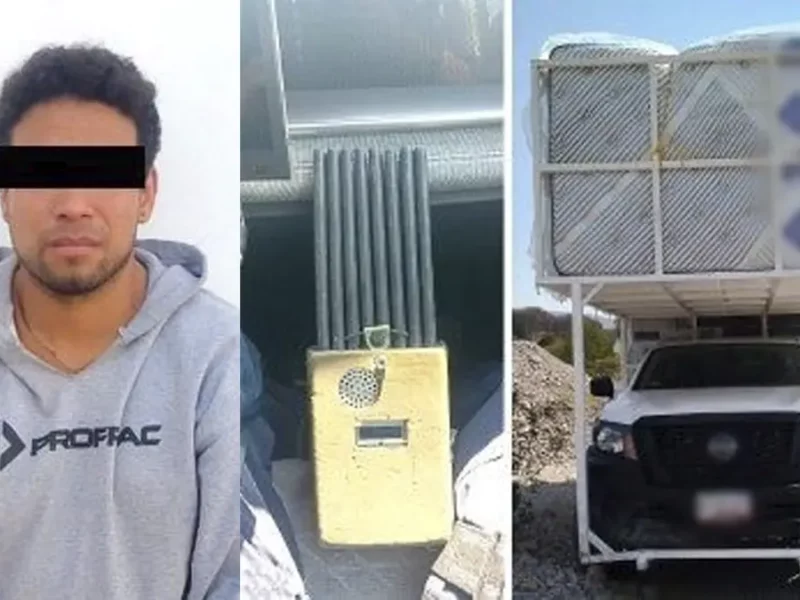 Detienen a un hombre con equipo inhibidor de señal en Acajete.