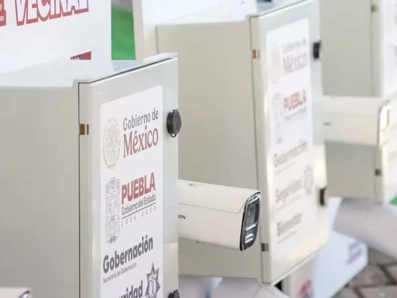Gobierno de Puebla instalará 6 mil 200 cámaras de seguridad este 2026 