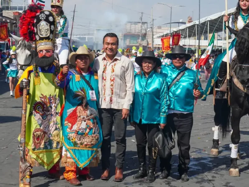 Segundo día del carnaval de Huejotzingo 2026: a puesta en escena más grande del mundo reúne a miles de visitantes