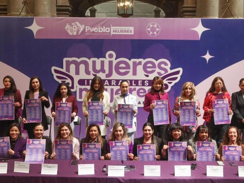 Esta es la cartelera de actividades en Puebla capital por el mes de la mujer 