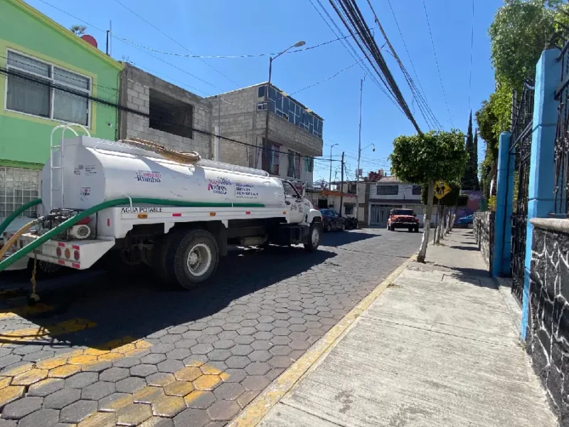 Ante la inconformidad en el servicio de agua potable en la zona, el Ayuntamiento de San Andrés Cholula acompaña a habitantes de Concepción Guadalupe en busca de soluciones
