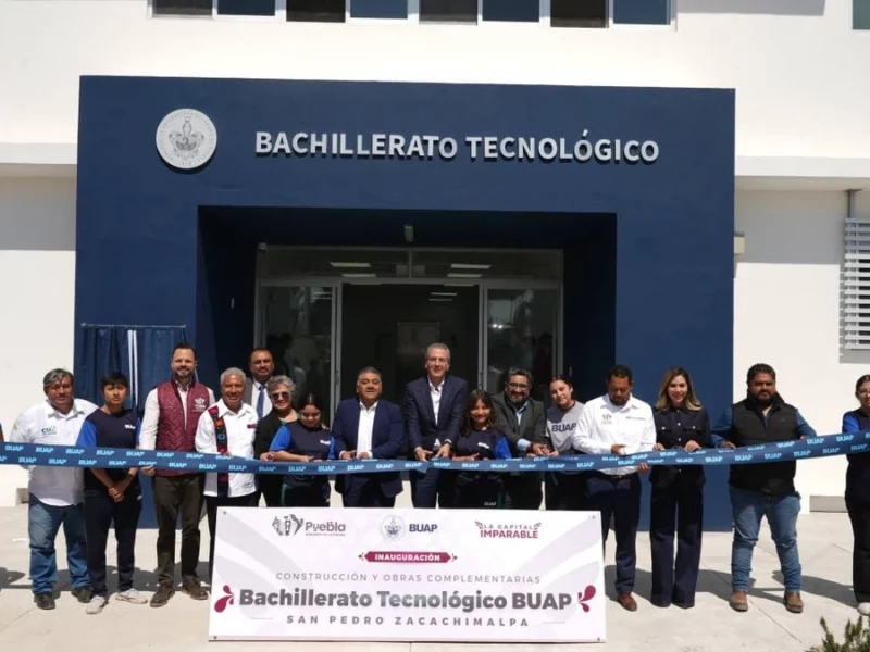 Inauguran el primer Bachillerato Tecnológico de la BUAP