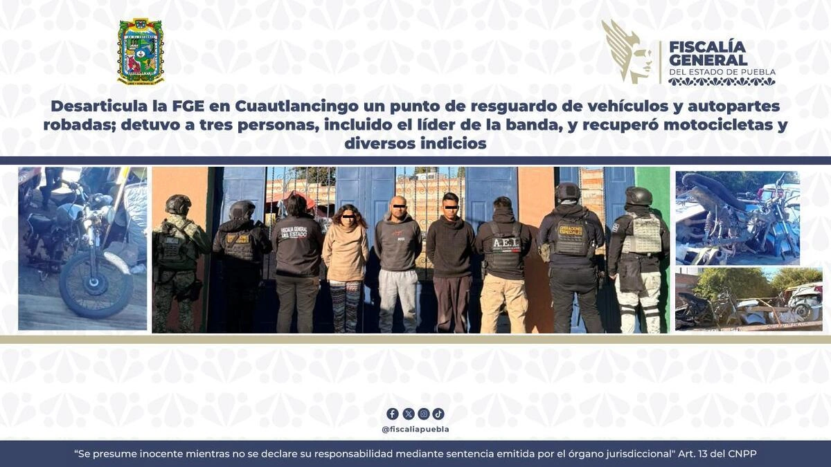 Así cayó la banda que robaba autos a choferes de Uber y DiDi en Puebla