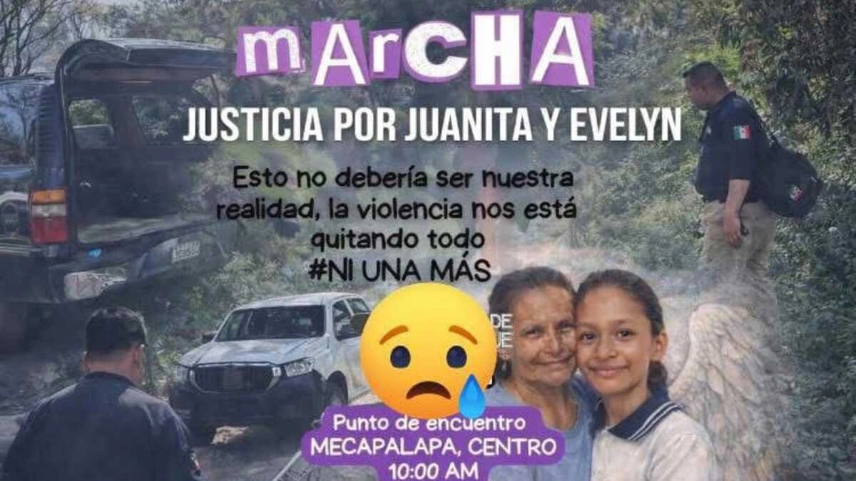 Convocan a marcha por el feminicidio de Juanita y Evelyn en Pantepec