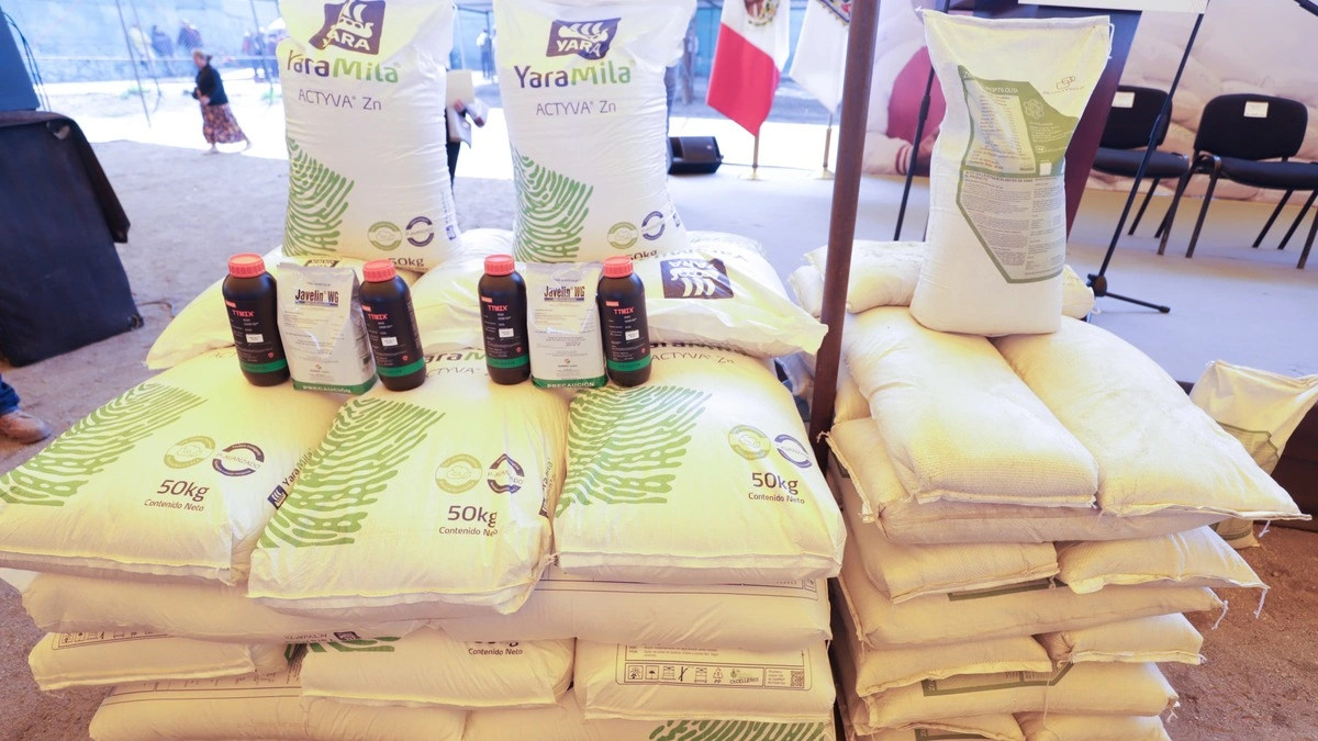 Gobierno de Puebla lanza licitación para la compra de fertilizantes y semillas