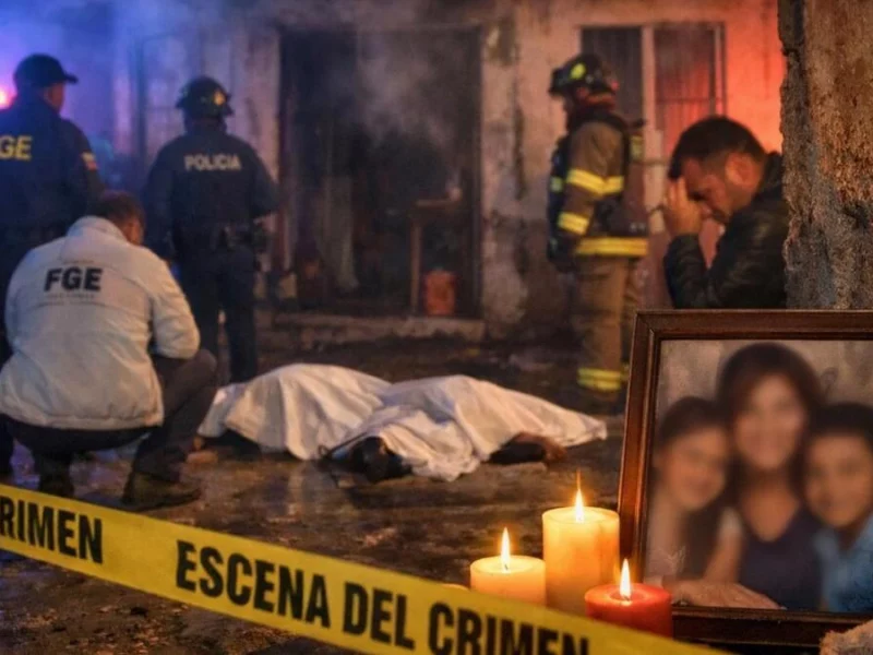 Tragedia en la Leobardo Coca: mamá e hijos mueren en incendio  
