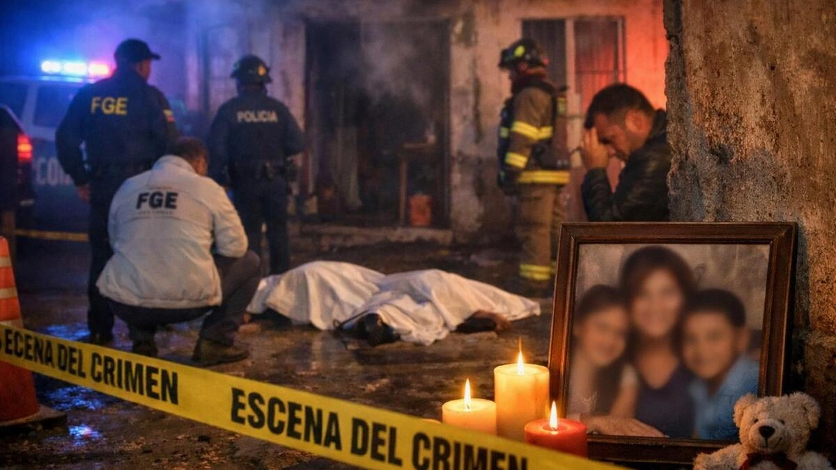 Tragedia en la Leobardo Coca: mamá e hijos mueren en incendio  