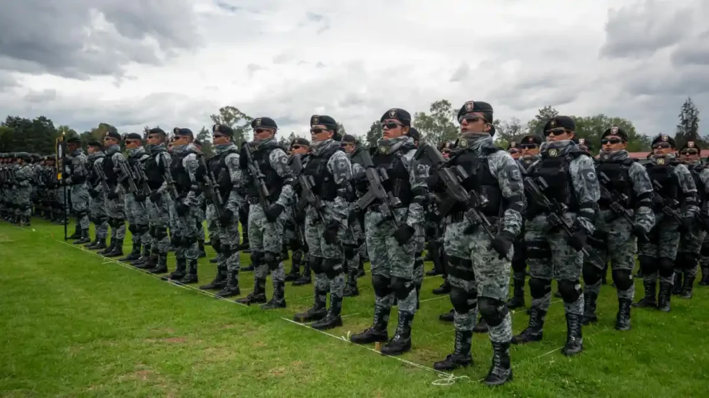 Miembros de la Guardia Nacional.