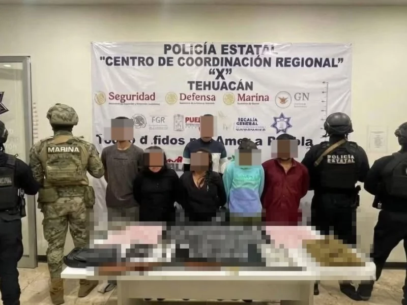 SSP desmantela narcotiendita en un motel de Tehuacán 