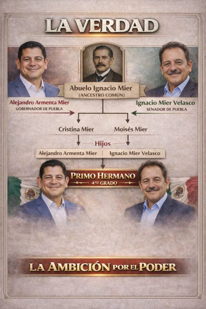 La presidenta Claudia Sheinbaum es tajante cuando habla de nepotismo, , aunque aún faltan varios años, está el caso de Nacho Mier que quiere el cargo que hoy ostenta su primo, Alejandro Armenta.