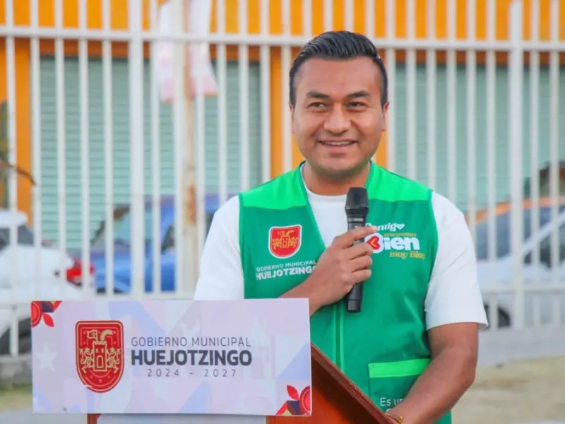 Huejotzingo avanza: Roberto Solís encabeza rehabilitación del fraccionamiento los manzanos