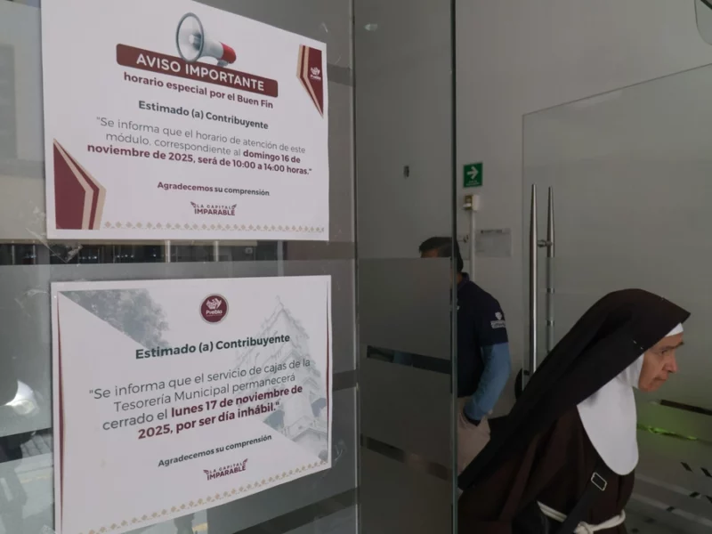 Anuncian que los servicios municipales en Puebla operan con normalidad este lunes  