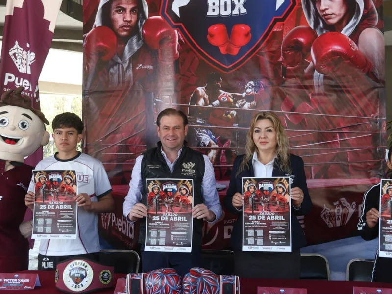 Anuncian el Torneo de Barrios de Box 2026 de Puebla capital  