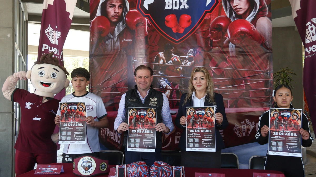 Anuncian el Torneo de Barrios de Box 2026 de Puebla capital  